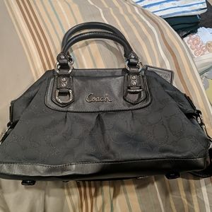 Small Coach Satchel - Navy blue